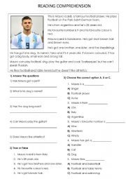 English Worksheet: Describing famous people