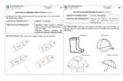 English Worksheet: colors and clothes