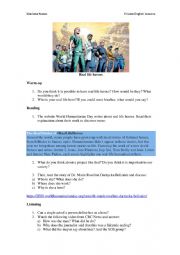 English Worksheet: Real life heroes