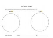 English Worksheet: WIN OR LOSE FEELINGS
