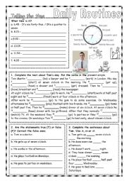 English Worksheet: Guide on simple present tense 