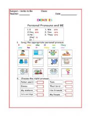 English Worksheet: Verb to Be exercises