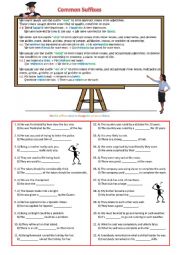 Common Suffixes