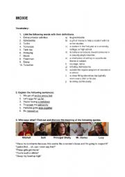 English Worksheet: MOXIE