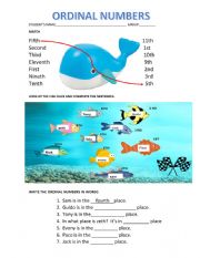 ORDINAL NUMBERS