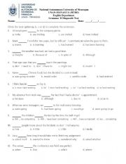 English Worksheet: Diagnostic quiz