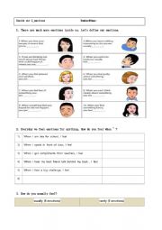 English Worksheet: (Movie)Inside out-Emotions