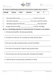 English Worksheet: English Revision  