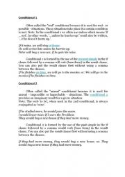 English Worksheet: Conditionals Exercises