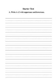 English Worksheet: phonics match