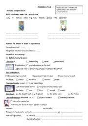 English Worksheet: cyberbullying