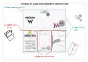 Hogwarts ID card tutorial