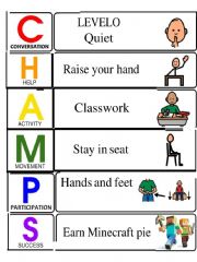 English Worksheet: Classroom Rules