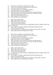 English Worksheet: Smells discussion