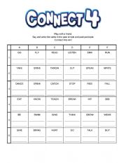 Past Simple Irregular Connect 4