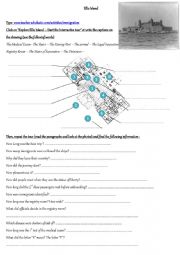 English Worksheet: Ellis Island