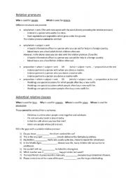 Relative pronouns overview