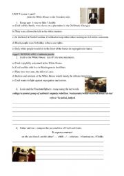 English Worksheet: Freedom fighters The Butler 