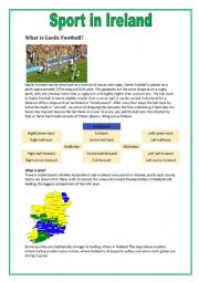 English Worksheet: Sport in Ireland