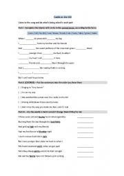 English Worksheet: CASTLE ON THE HILL (ED SHEERAN)
