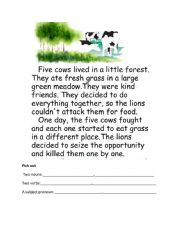English Worksheet: read and answer