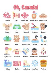 Oh Canada! Picture Dictionary