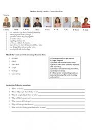 English Worksheet: Modern Family - 6x16 Connection Lost worksheet