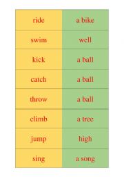 Activities (collocations)