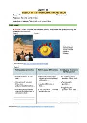 English Worksheet: FCE SPEAKING PART 2