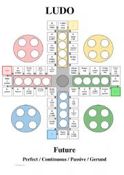 English Worksheet: Ludo game