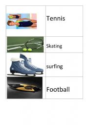 English Worksheet: Sport domino
