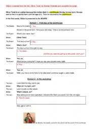 English Worksheet: Oliver Twist - study of Roman Polanski�s film (work on 6 short extracts)