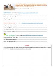 English Worksheet: Topi the corgi