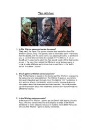 The Witcher videogame vs series answers