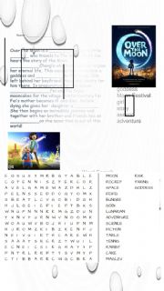 English Worksheet: Over the Moon Movie worksheet