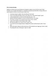 English Worksheet: Fill in the Gap Dictation