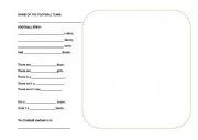English Worksheet: Describe your football team
