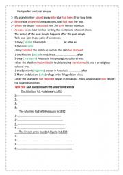 English Worksheet:  link words :after,before,as soon as.