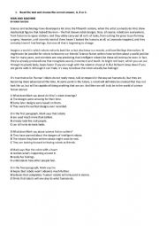 English Worksheet: Reading comprehension - Level B1