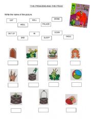English Worksheet: THE PRINCESS AND THE FROG