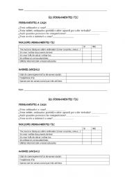 English worksheet: Cuestionario 