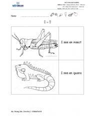 English Worksheet: Letter I - Phonics