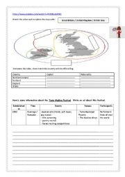 English Worksheet: Lesson 4 walking tour