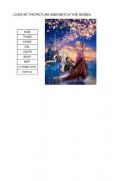 Worksheet Movie Tangled 