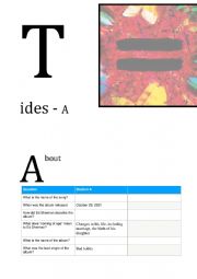 English Worksheet: Tides - Ed Sheeran
