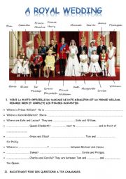 English Worksheet: A Royal Wedding