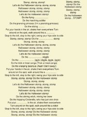 English Worksheet: Halloween stomp by the bounce patrol - song worksheet