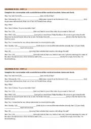 English Worksheet: present perfect simple or continuous