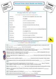 Phrasal Verbs about Health and Safety