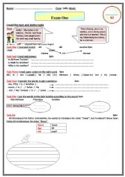 test for middle school learners